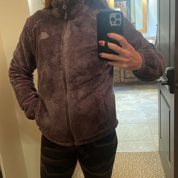North face fuzzy full zip - Picture 2 of 2